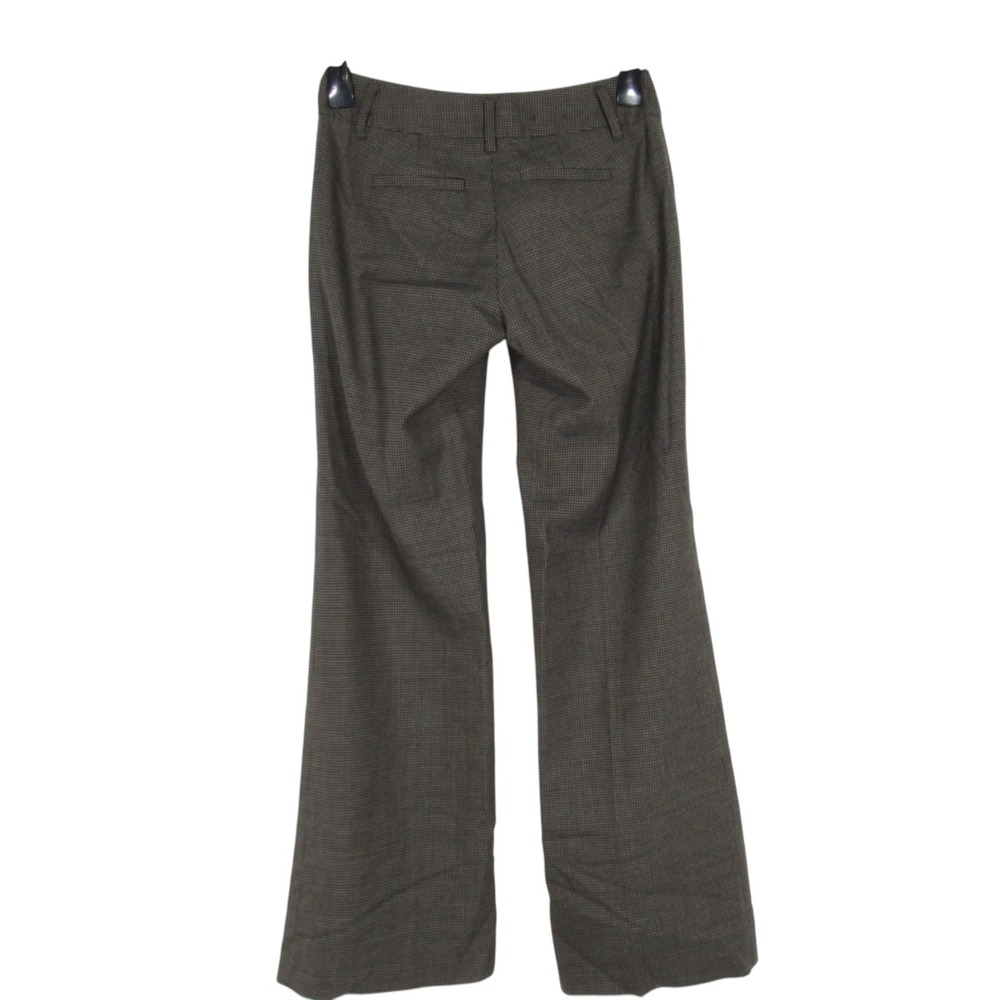 BANANA REPUBLIC Gray/Black MARTIN FIT Low-Rise WOOL BLEND Straight Leg PANTS 0R - Picture 4 of 5
